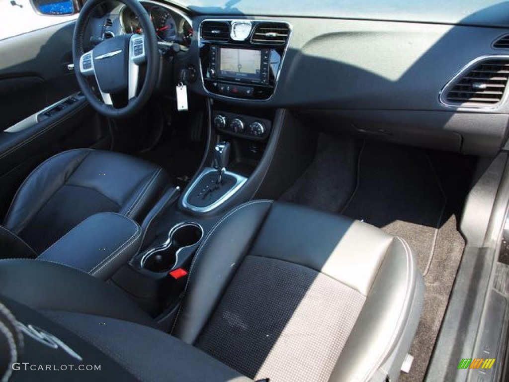 Black Interior 2012 Chrysler 200 S Convertible Photo #67925354