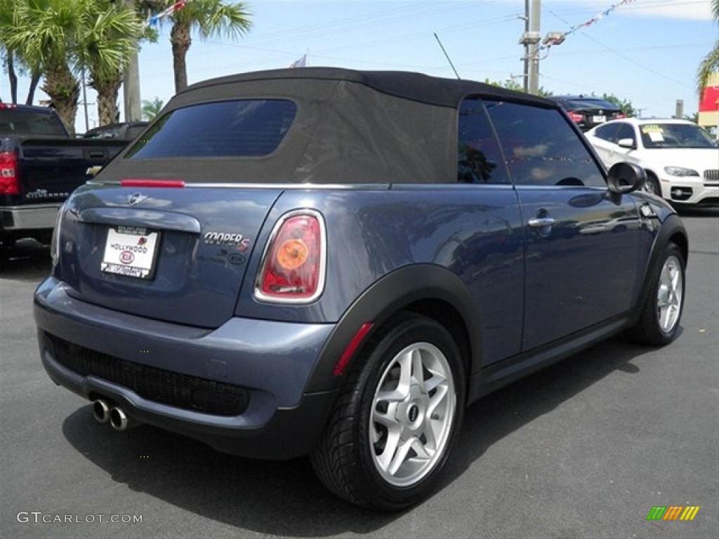 2010 Cooper S Convertible - Laser Blue Metallic / Grey/Carbon Black photo #20