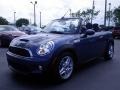 2010 Laser Blue Metallic Mini Cooper S Convertible  photo #24