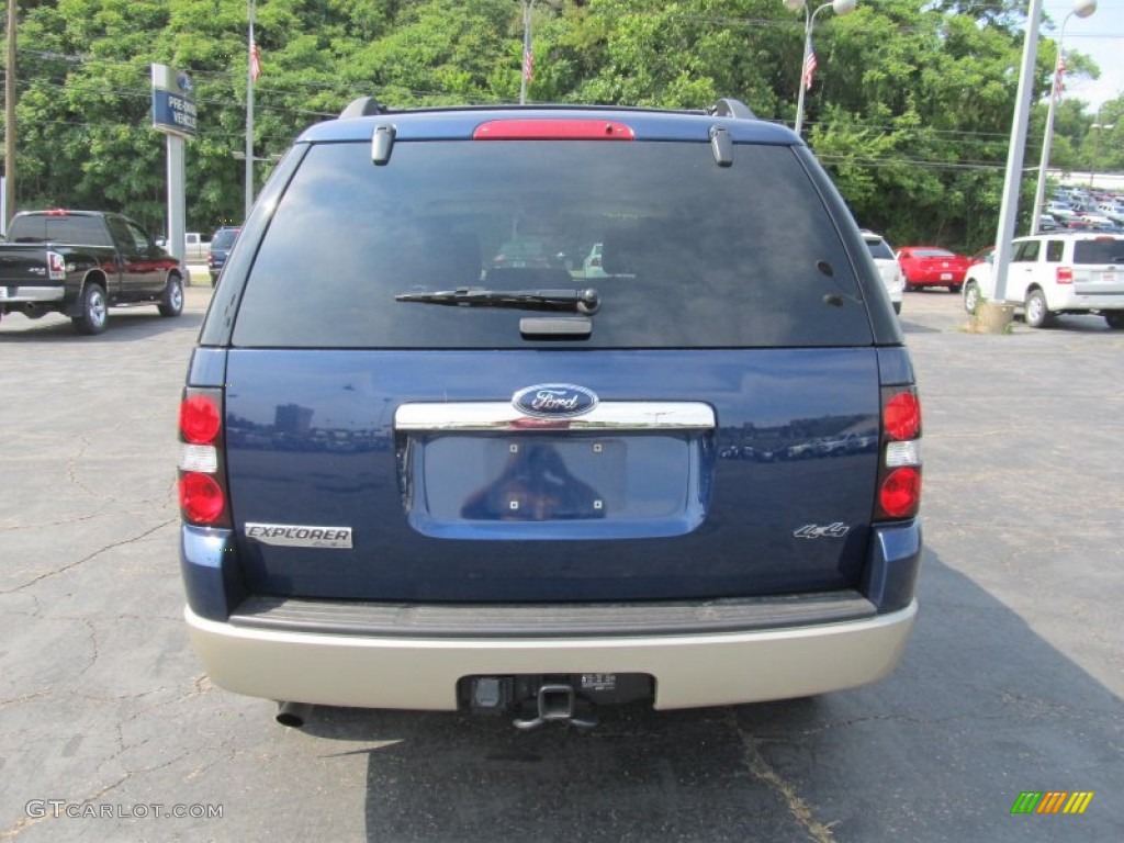 2008 Explorer Eddie Bauer 4x4 - Dark Blue Pearl Metallic / Camel photo #3