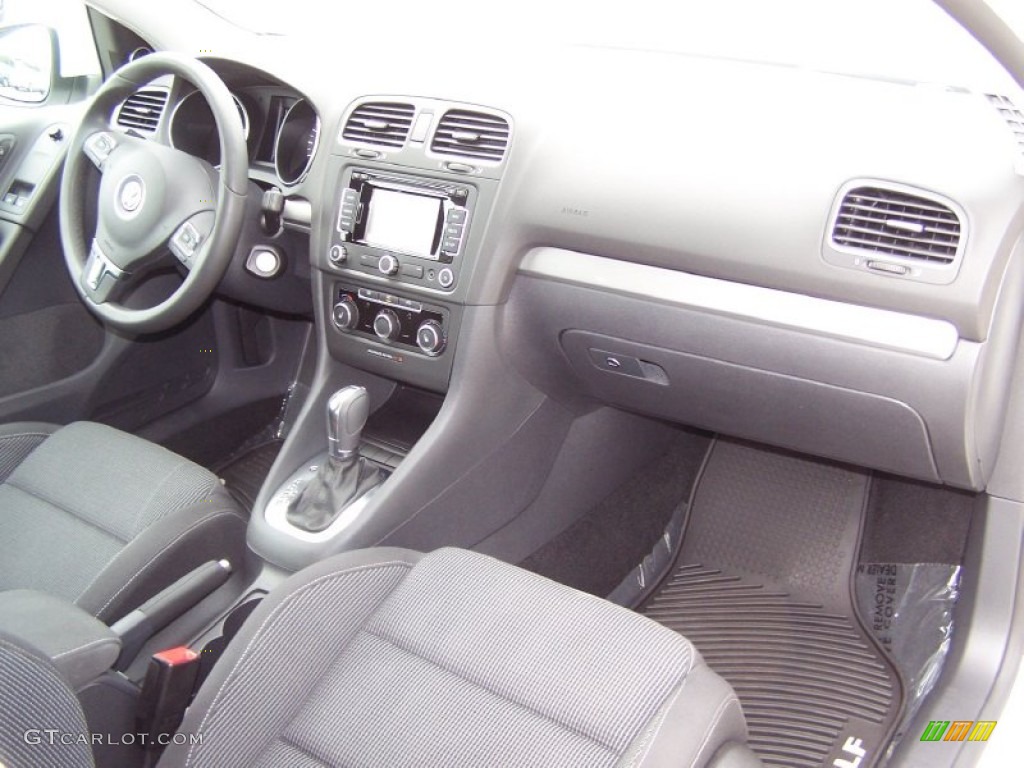 Titan Black Interior 2012 Volkswagen Golf 2 Door TDI Photo #67926425