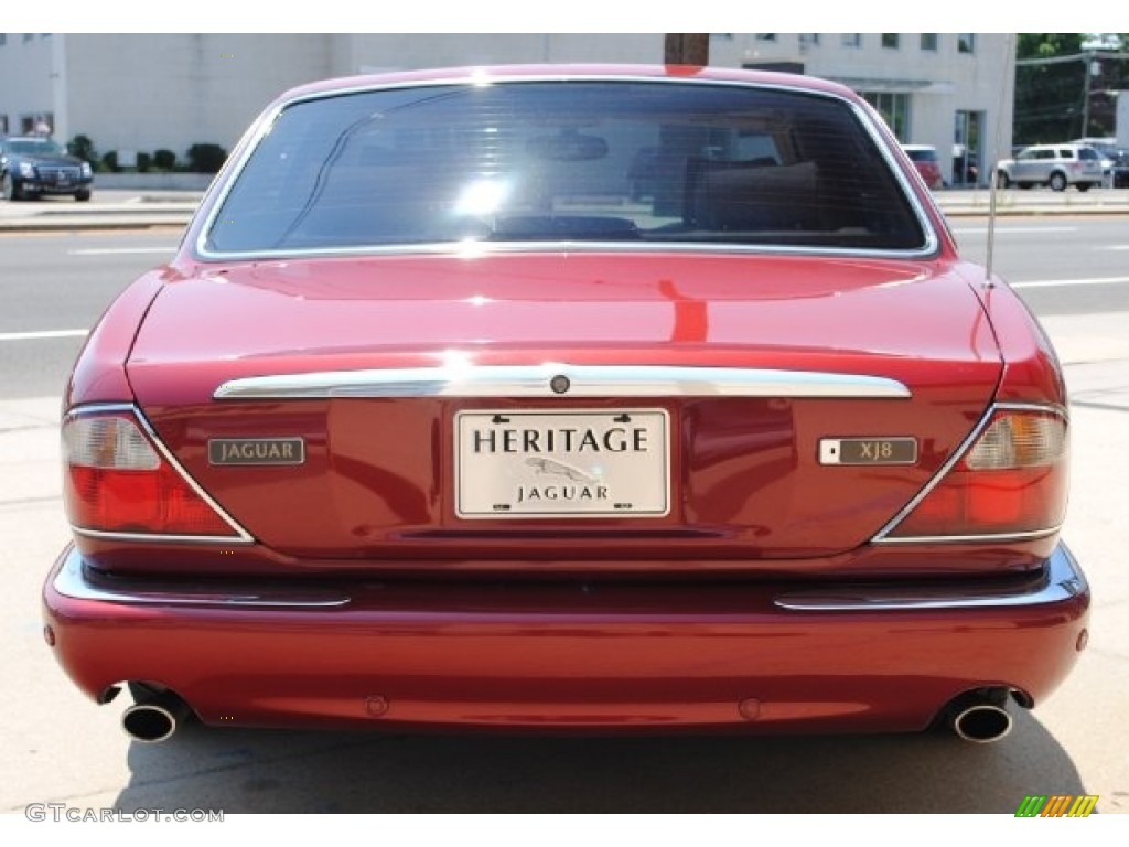 2002 XJ XJ8 - Carnival Red Metallic / Cashmere photo #4