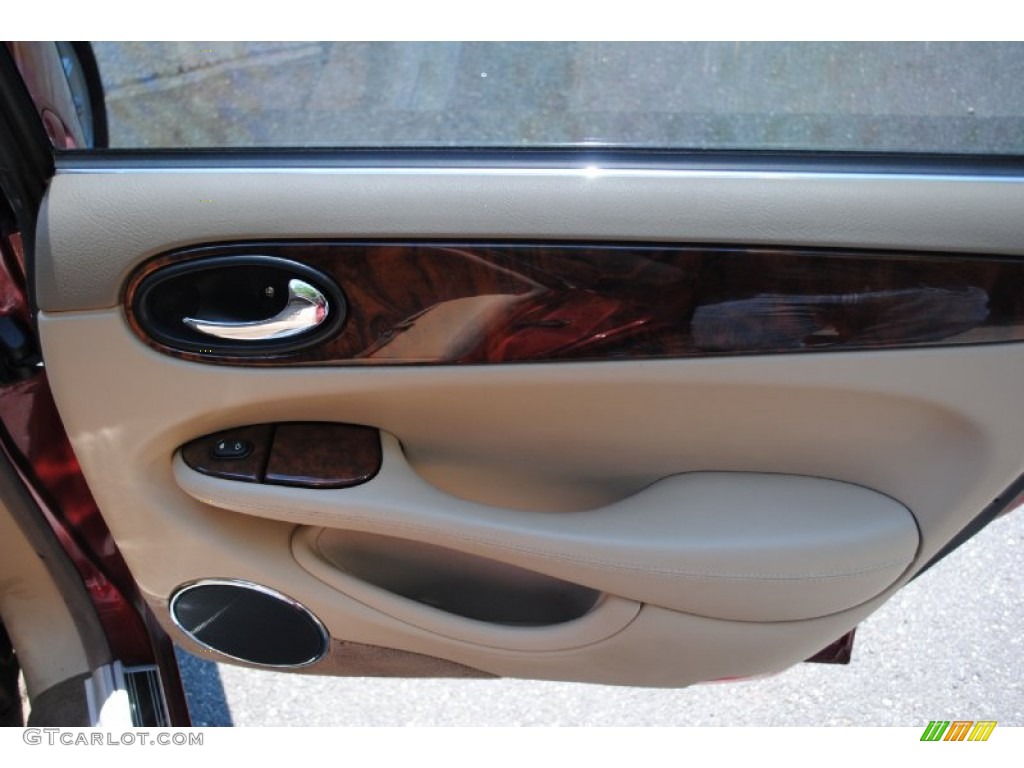 2002 Jaguar XJ XJ8 Cashmere Door Panel Photo #67927865