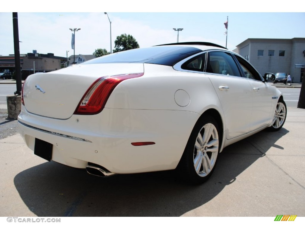 Polaris White 2011 Jaguar XJ XJL Exterior Photo #67928336