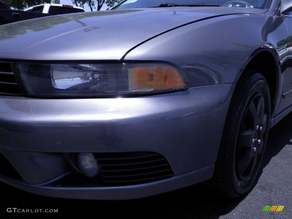 2003 Galant ES - Titanium Gray Pearl / Gray photo #4
