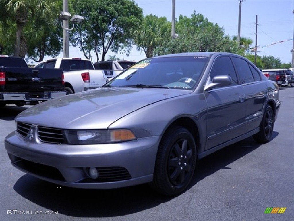 2003 Galant ES - Titanium Gray Pearl / Gray photo #5