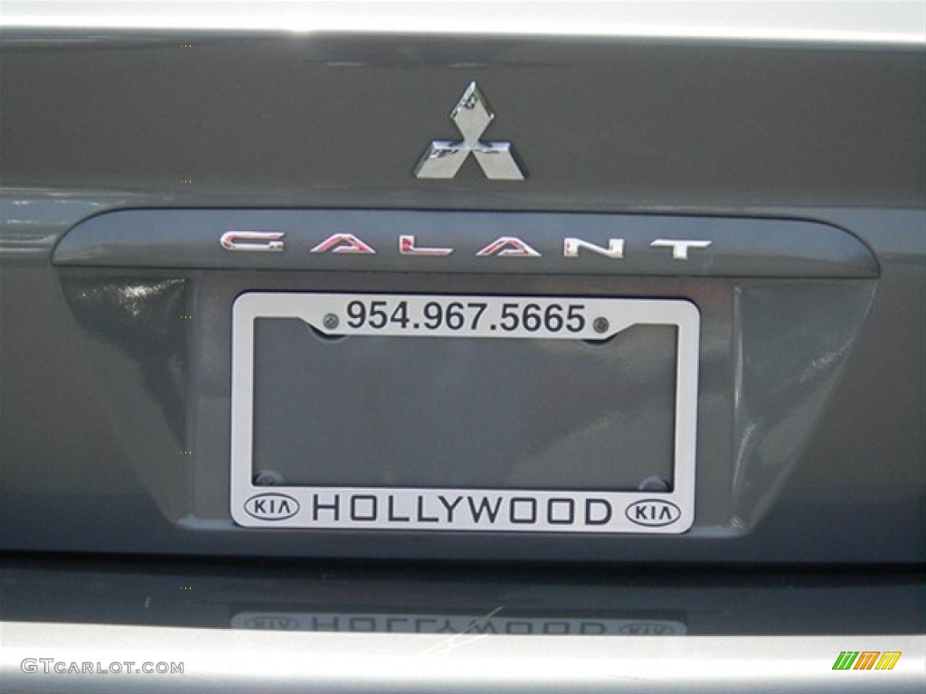 2003 Galant ES - Titanium Gray Pearl / Gray photo #11