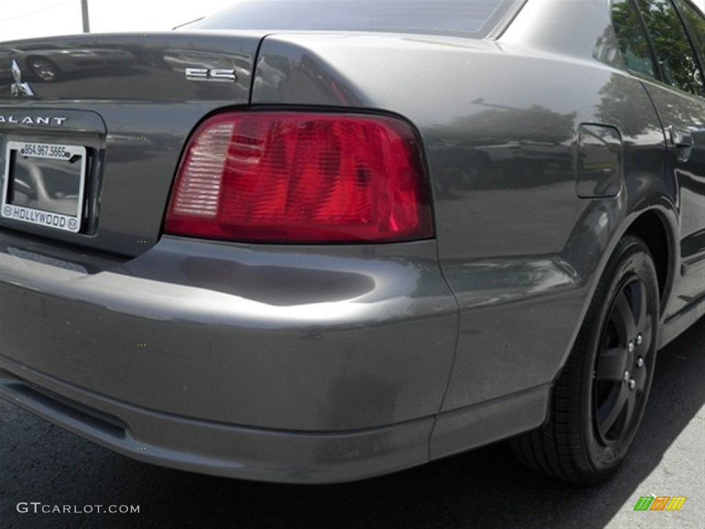 2003 Galant ES - Titanium Gray Pearl / Gray photo #13