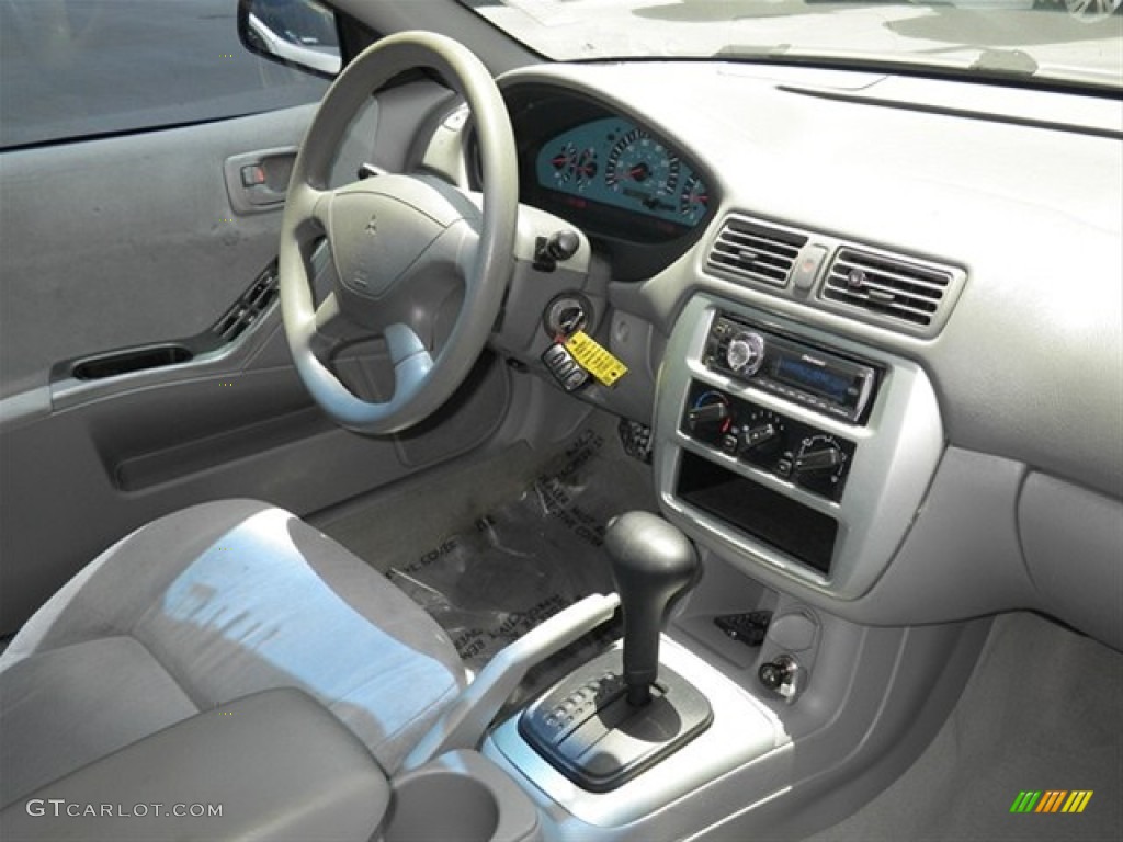 2003 Galant ES - Titanium Gray Pearl / Gray photo #16