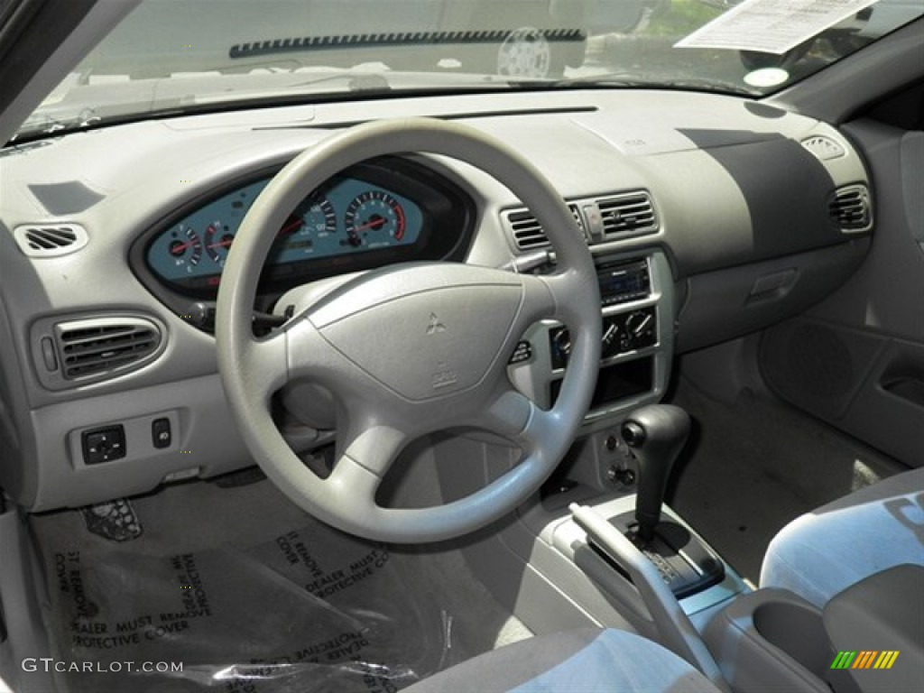 2003 Galant ES - Titanium Gray Pearl / Gray photo #26