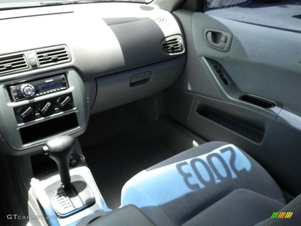 2003 Galant ES - Titanium Gray Pearl / Gray photo #28