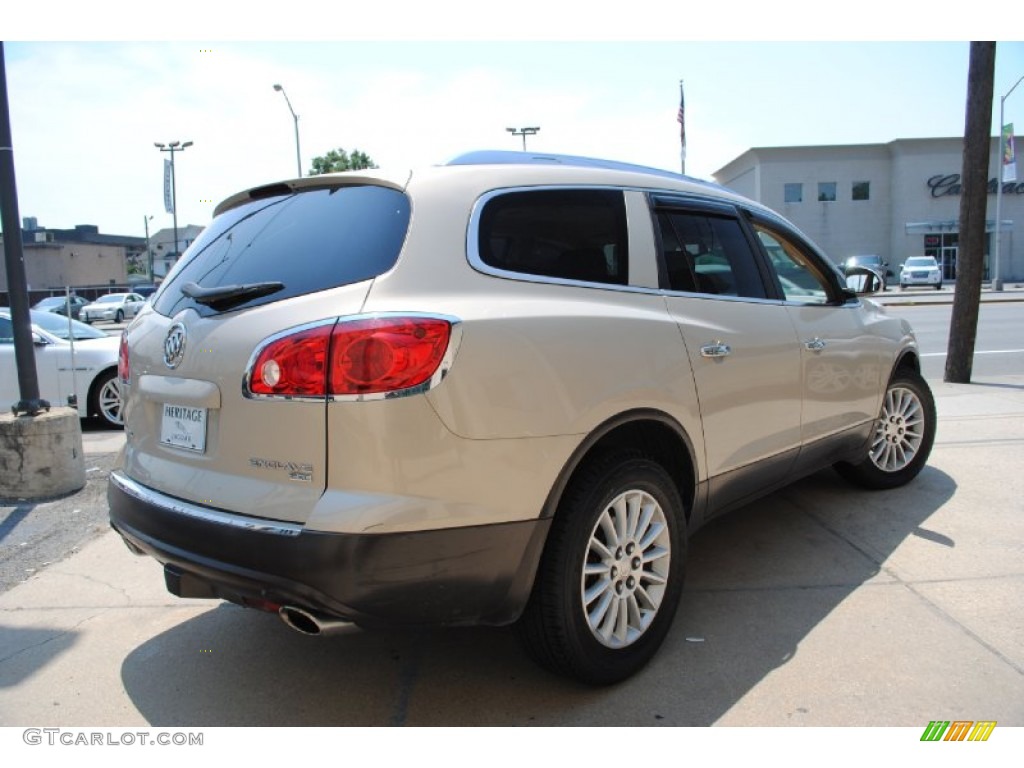 2008 Enclave CXL AWD - Gold Mist Metallic / Cashmere/Cocoa photo #5