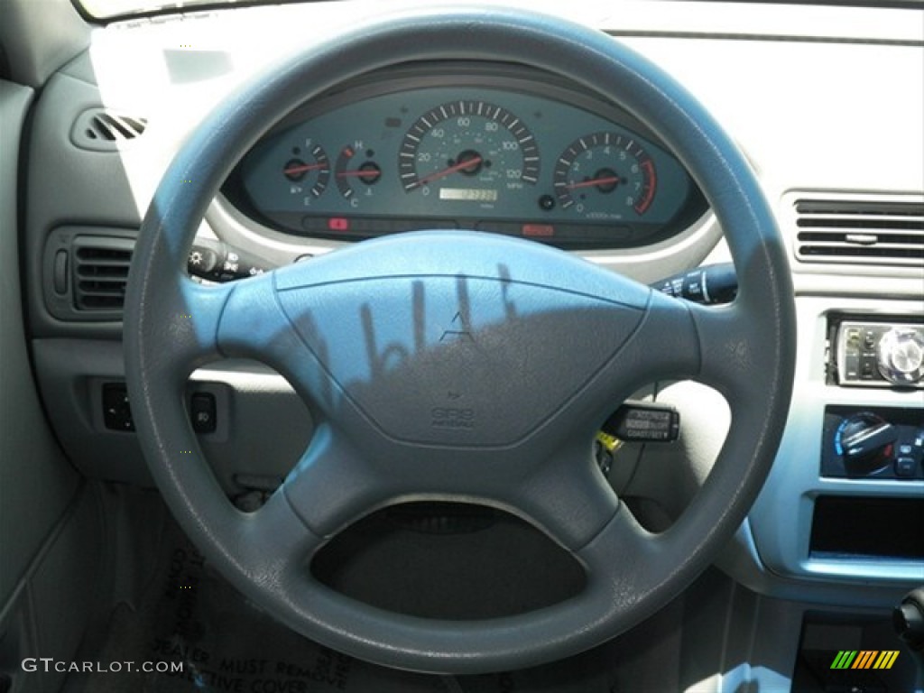 2003 Galant ES - Titanium Gray Pearl / Gray photo #33