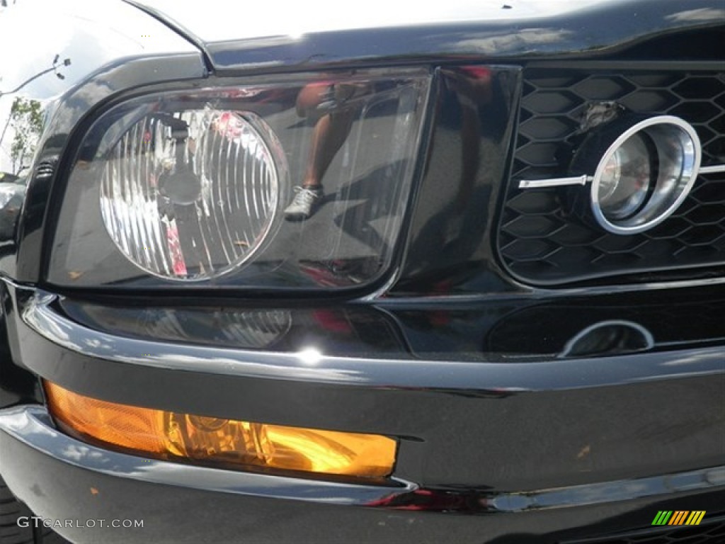 2006 Mustang V6 Deluxe Coupe - Black / Dark Charcoal photo #3