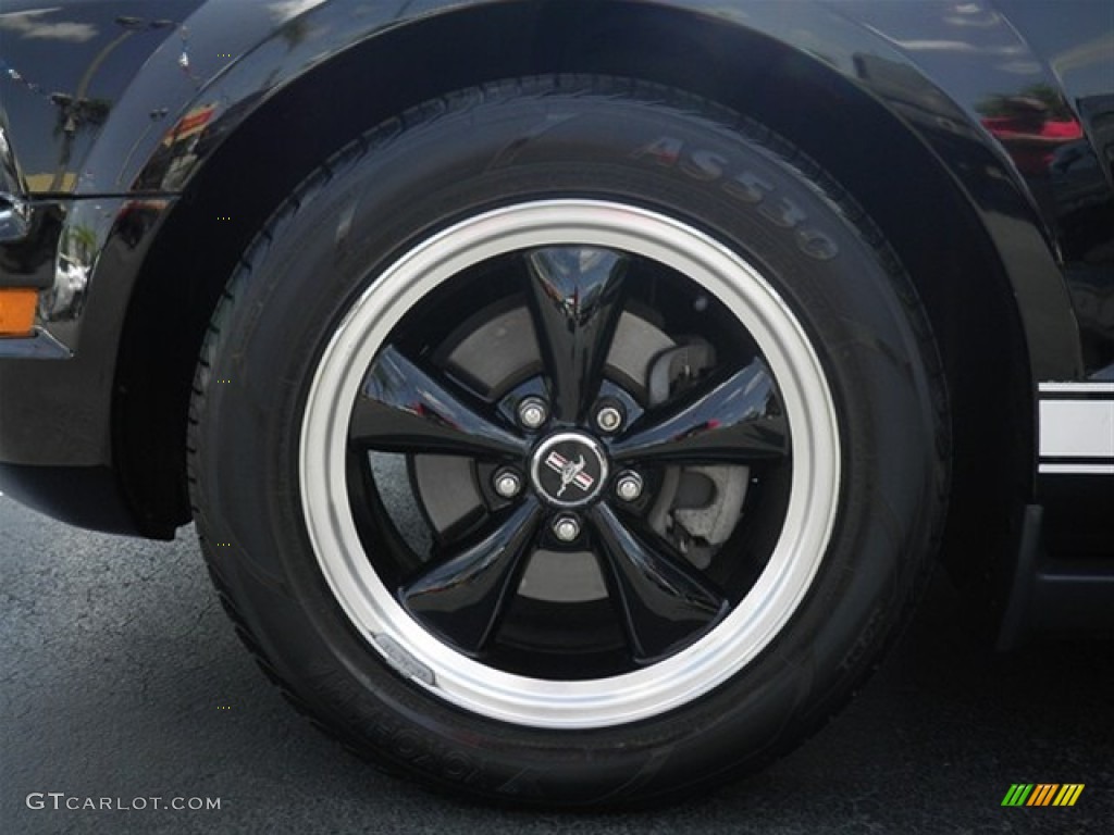 2006 Mustang V6 Deluxe Coupe - Black / Dark Charcoal photo #38