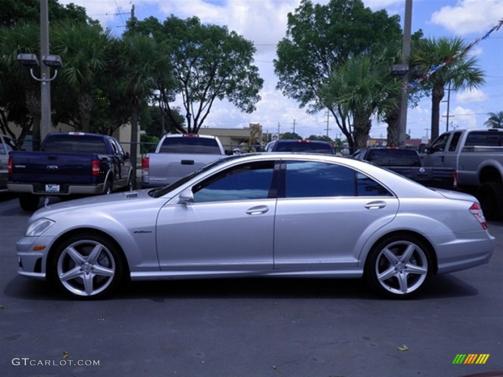 Iridium Silver Metallic 2009 Mercedes-Benz S 63 AMG Sedan Exterior Photo #67929455