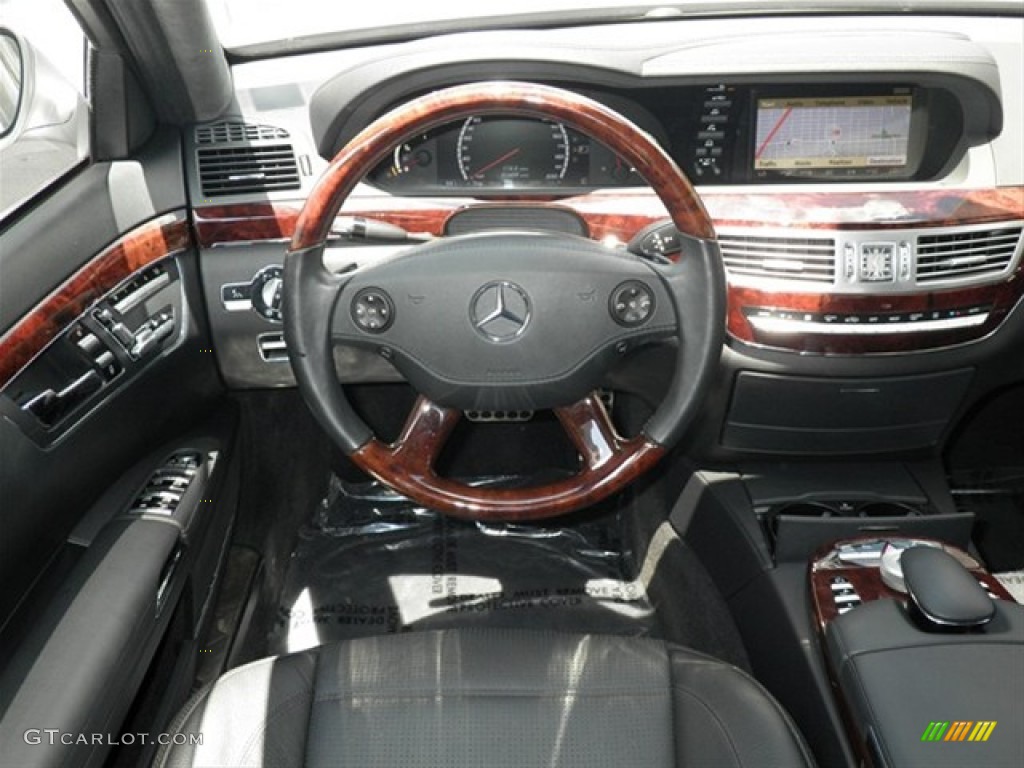 2009 Mercedes-Benz S 63 AMG Sedan Black Dashboard Photo #67929695