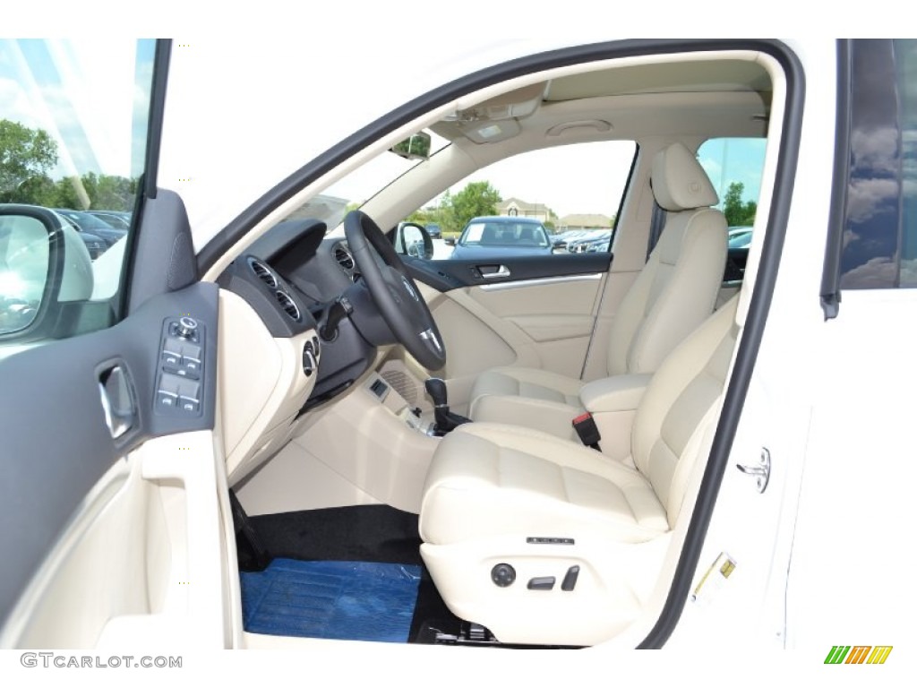 Beige Interior 2013 Volkswagen Tiguan SEL Photo #67930413