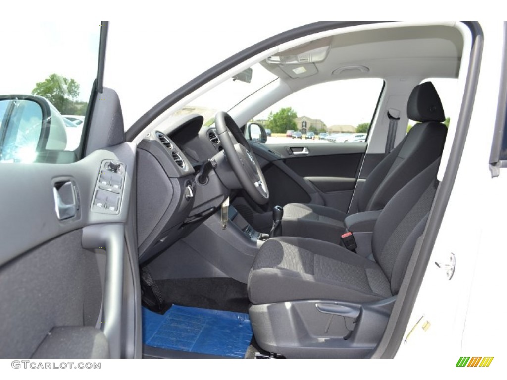 Black Interior 2013 Volkswagen Tiguan S Photo #67930466