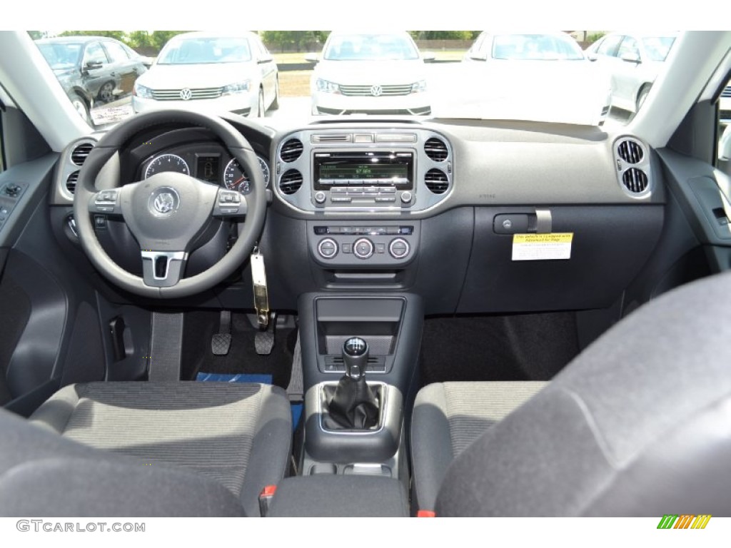 2013 Volkswagen Tiguan S Black Dashboard Photo #67930484