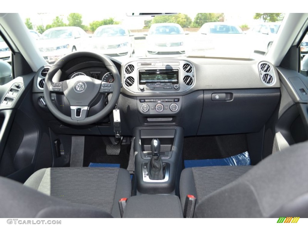2013 Volkswagen Tiguan S Black Dashboard Photo #67930706