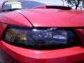 2002 Torch Red Ford Mustang V6 Coupe  photo #3