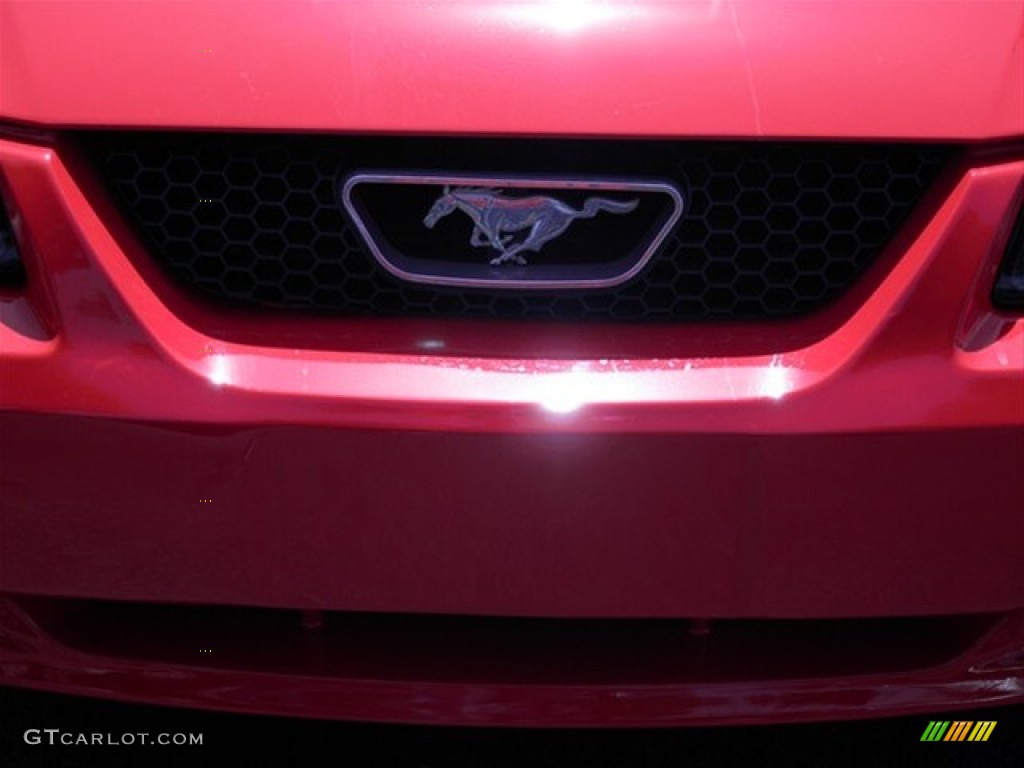 2002 Mustang V6 Coupe - Torch Red / Dark Charcoal photo #5