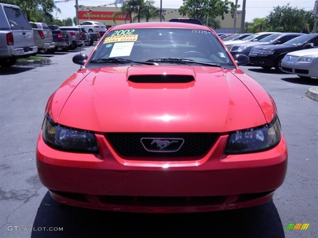 2002 Mustang V6 Coupe - Torch Red / Dark Charcoal photo #6