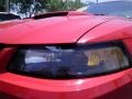 2002 Torch Red Ford Mustang V6 Coupe  photo #7