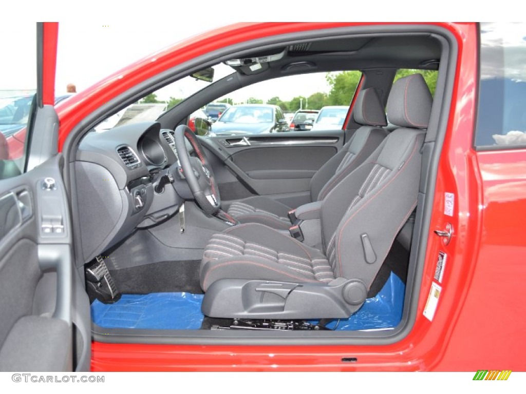 Interlagos Plaid Cloth Interior 2013 Volkswagen GTI 2 Door Photo #67930802