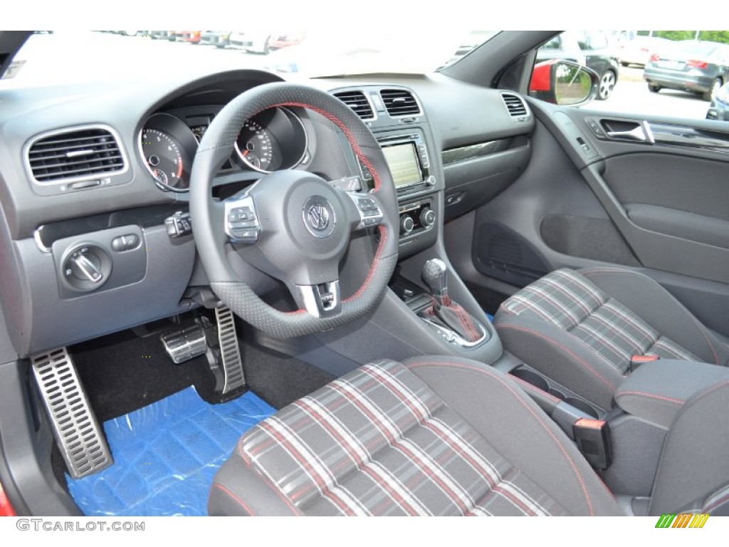 Interlagos Plaid Cloth Interior 2013 Volkswagen GTI 2 Door Photo #67930817