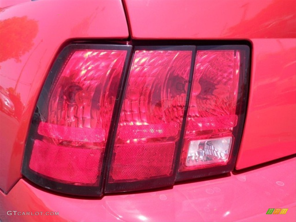 2002 Mustang V6 Coupe - Torch Red / Dark Charcoal photo #13