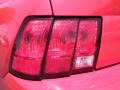 2002 Torch Red Ford Mustang V6 Coupe  photo #13