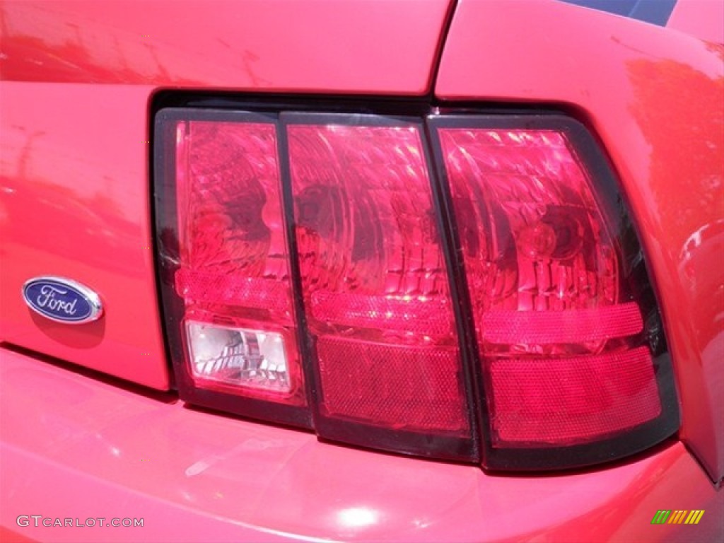 2002 Mustang V6 Coupe - Torch Red / Dark Charcoal photo #15