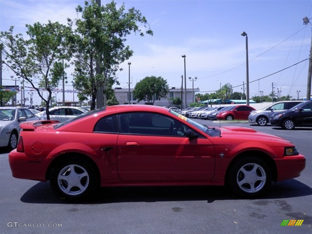 2002 Mustang V6 Coupe - Torch Red / Dark Charcoal photo #18