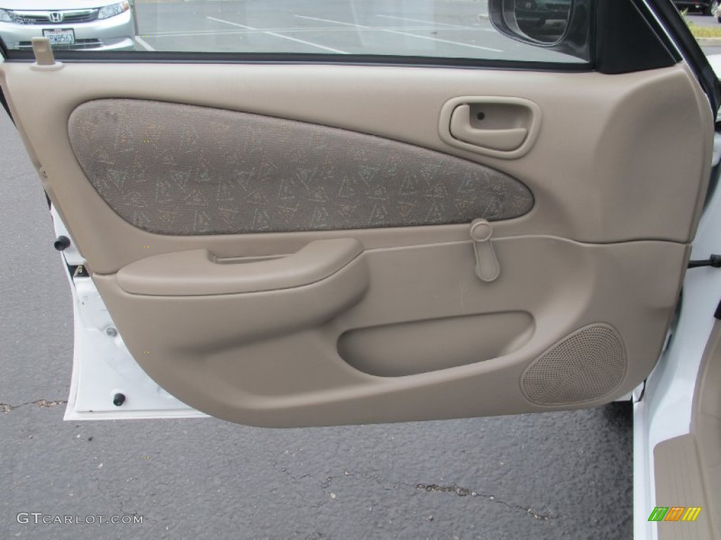 1998 Toyota Corolla CE Beige Door Panel Photo #67930964