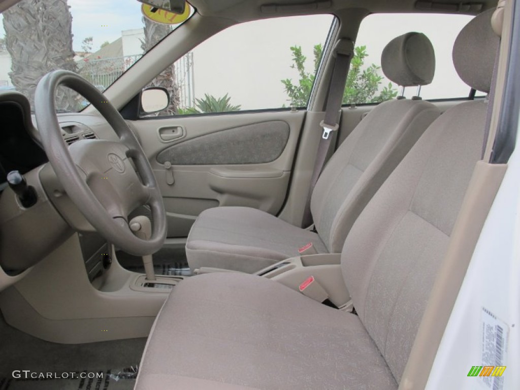 1998 Corolla CE - Super White / Beige photo #6