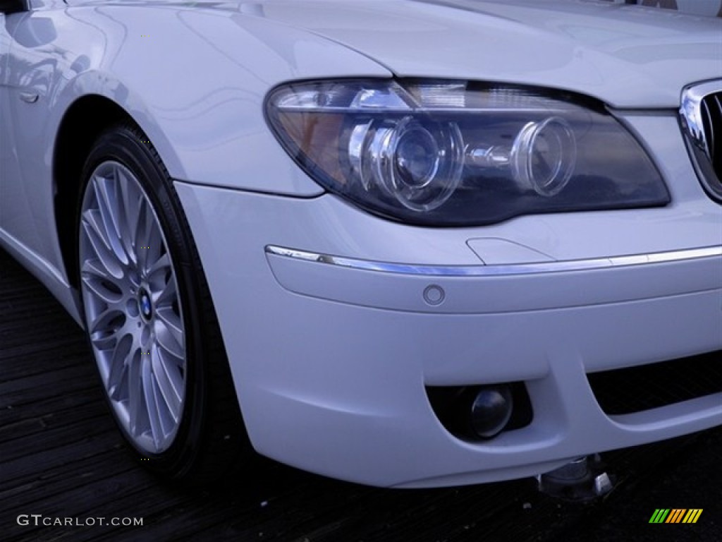 2007 7 Series 750i Sedan - Alpine White / Cream Beige photo #2