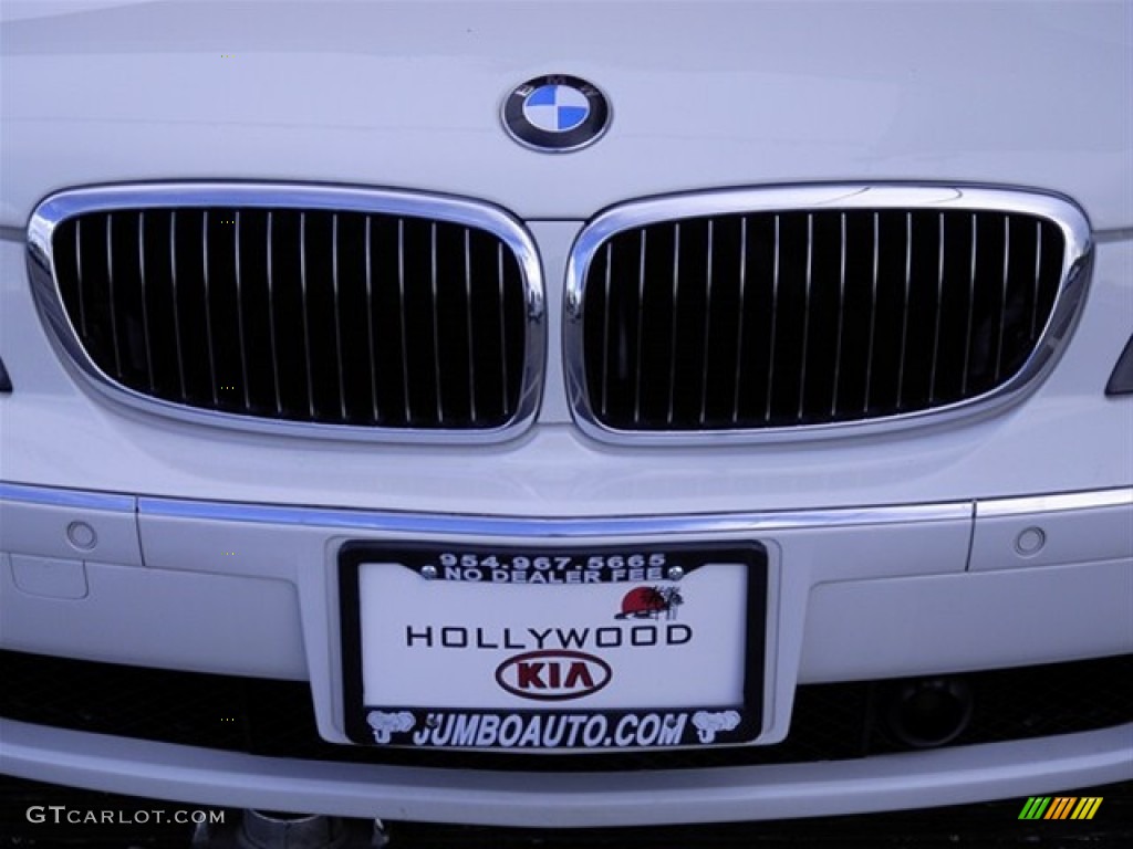 2007 7 Series 750i Sedan - Alpine White / Cream Beige photo #6