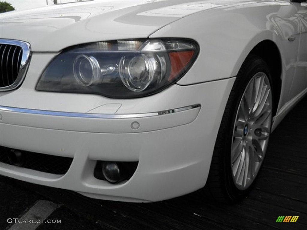 2007 7 Series 750i Sedan - Alpine White / Cream Beige photo #10