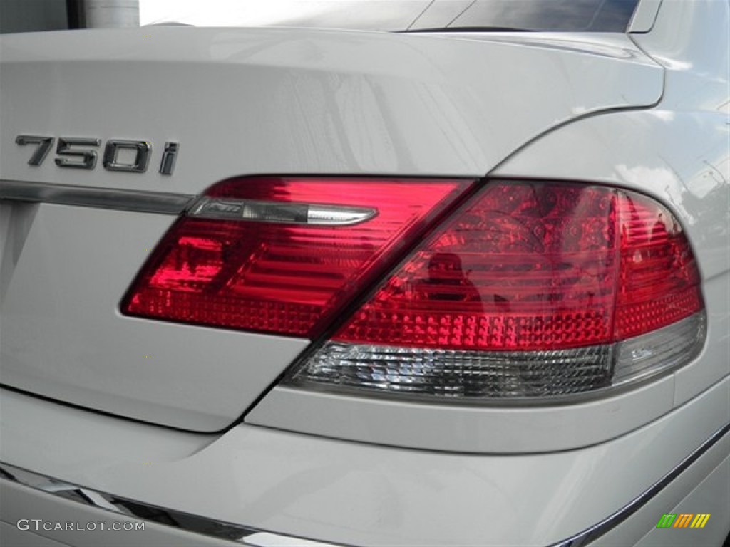2007 7 Series 750i Sedan - Alpine White / Cream Beige photo #19