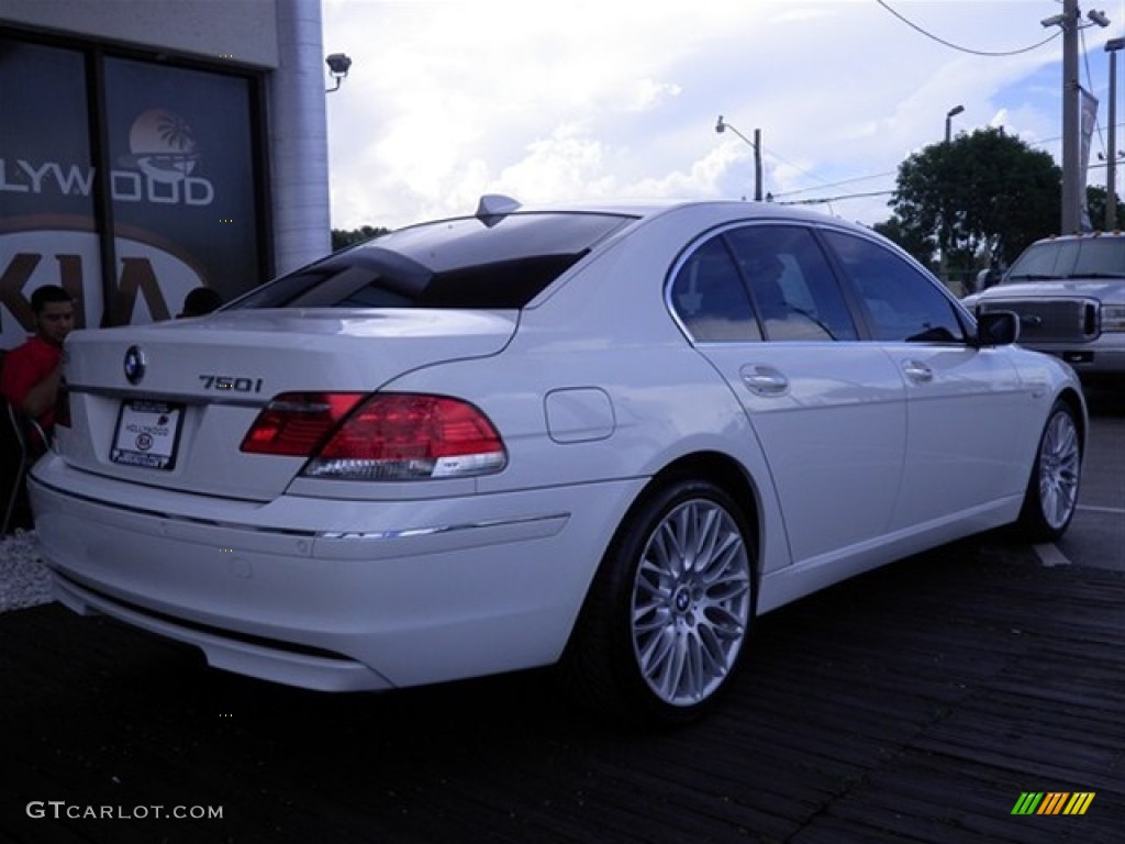 2007 7 Series 750i Sedan - Alpine White / Cream Beige photo #21