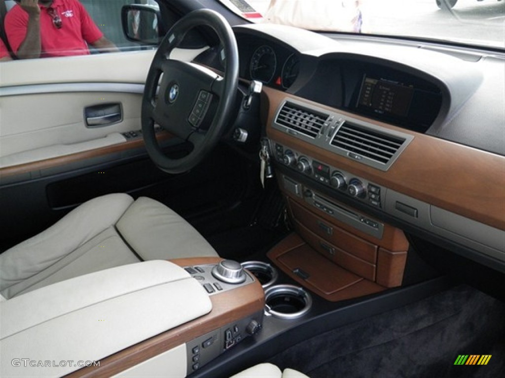 2007 7 Series 750i Sedan - Alpine White / Cream Beige photo #23