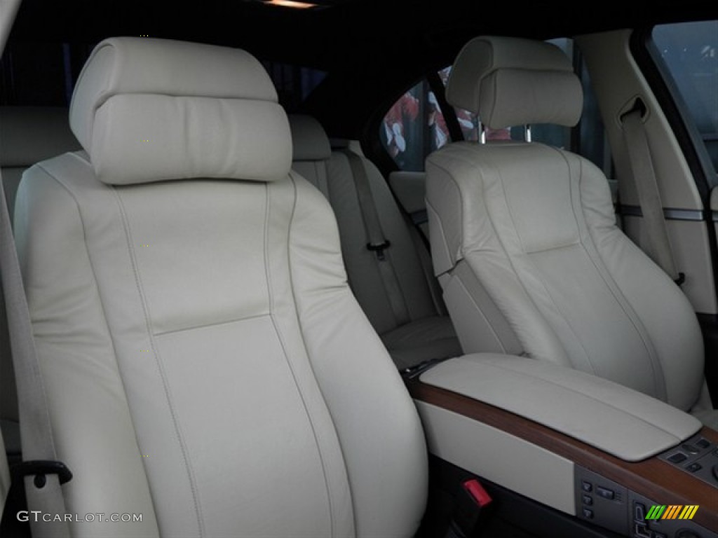 2007 7 Series 750i Sedan - Alpine White / Cream Beige photo #24