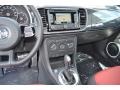 2012 Volkswagen Beetle Black/Red Interior Controls Photo