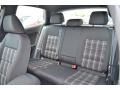 2012 Volkswagen GTI Interlagos Plaid Cloth Interior Rear Seat Photo