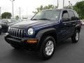 2002 Patriot Blue Pearlcoat Jeep Liberty Sport  photo #9