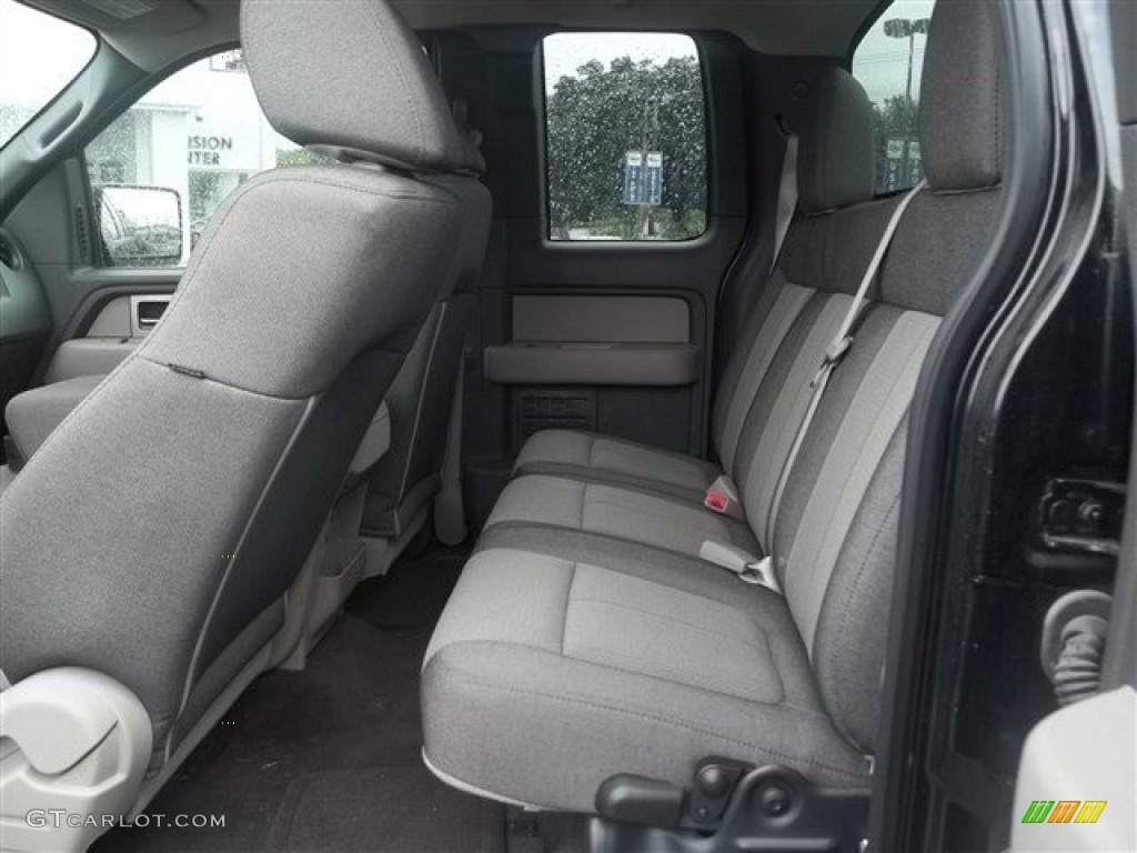 2010 F150 STX SuperCab - Tuxedo Black / Medium Stone photo #10