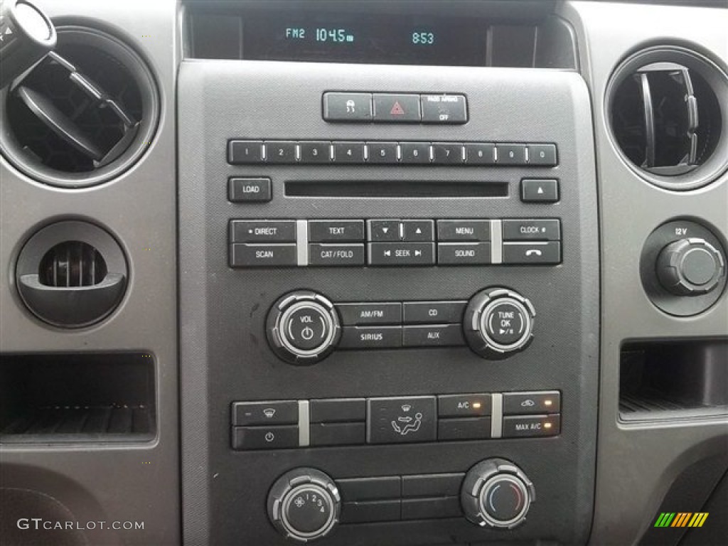 2010 F150 STX SuperCab - Tuxedo Black / Medium Stone photo #14