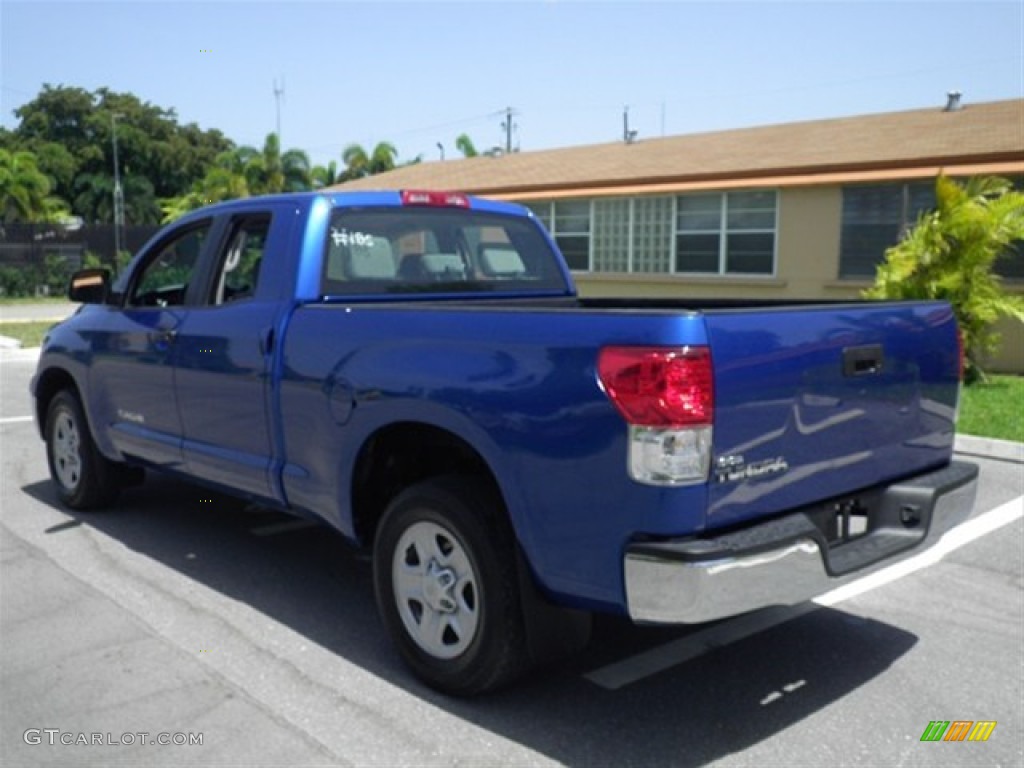 2010 Tundra Double Cab - Blue Streak Metallic / Graphite Gray photo #11